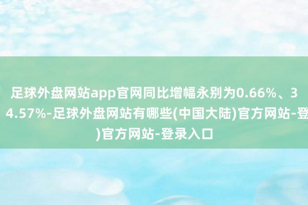 足球外盘网站app官网同比增幅永别为0.66%、3.76%、4.57%-足球外盘网站有哪些(中国大陆)官方网站-登录入口